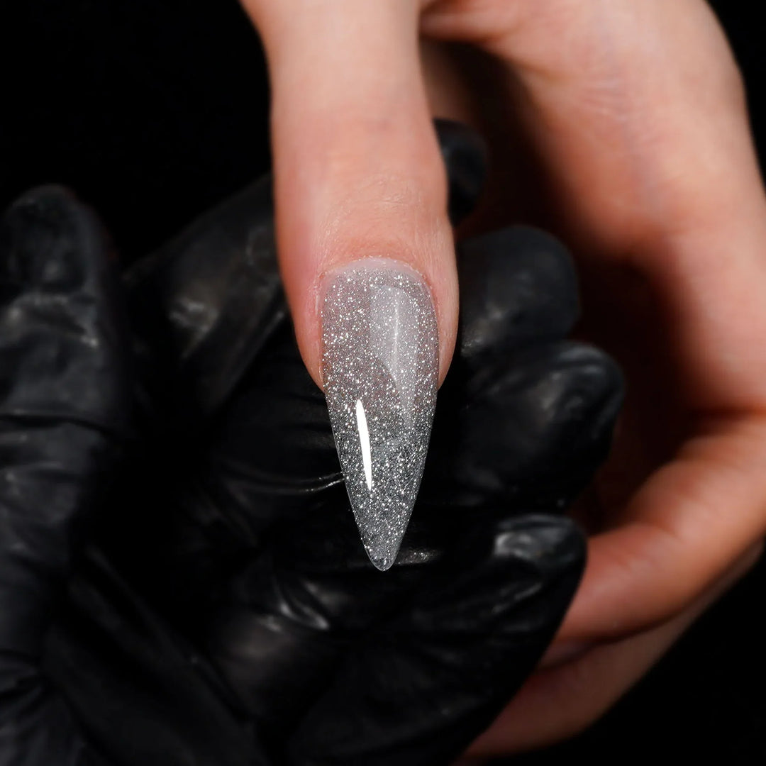 Silver Spark | Sparkle Glow Builder Gel