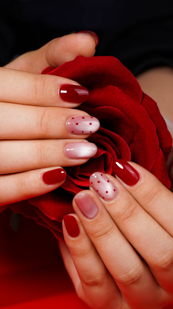 Bundles | Red & Mystic Crystal Cat Eye Look