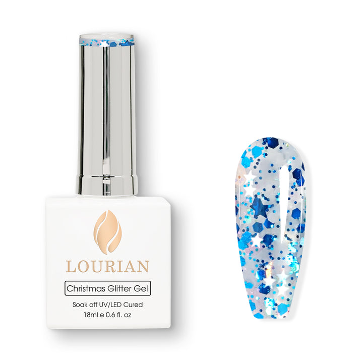 Icy Blue | Christmas Glitter Gel