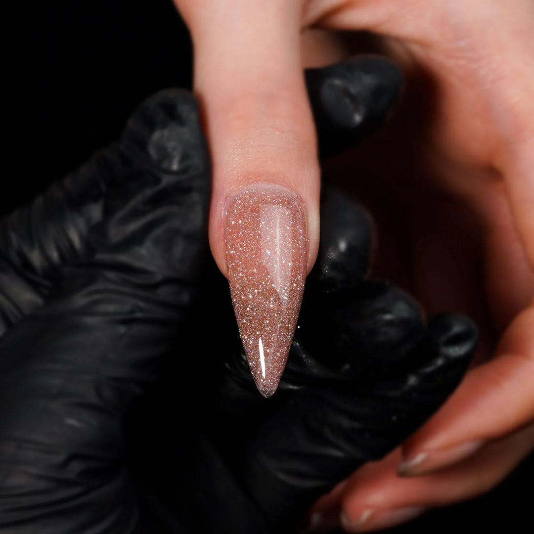 Rosy Ember | Sparkle Glow Builder Gel
