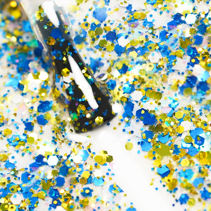 Blue Holiday | Christmas Glitter Gel