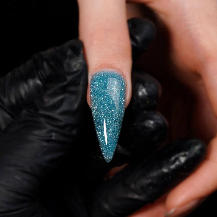 Aquamarine Shine | Sparkle Glow Builder Gel