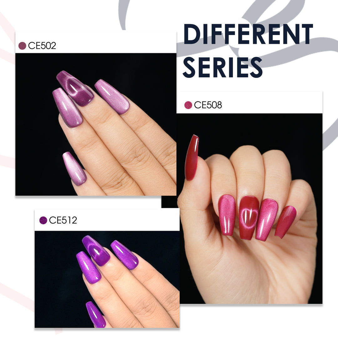 6 * 18ml | Deep Glow Cat Eye Gel Set