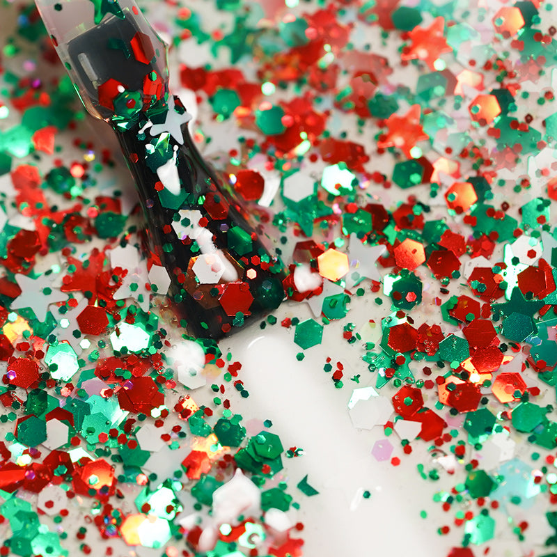 Christmas Wreath | Christmas Glitter Gel