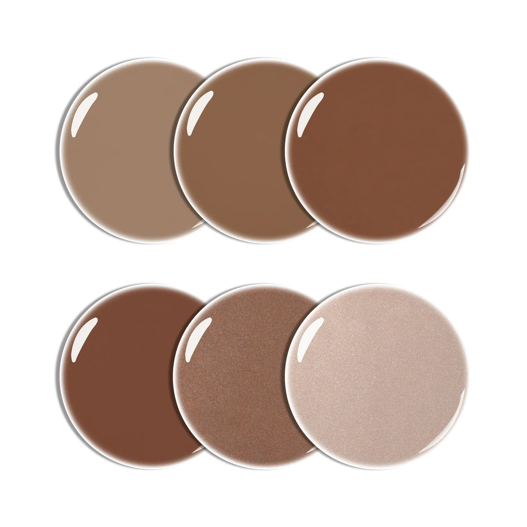Gel Polish Starter Kit | 6 Mocha Gel + Base & Top Coat - Lourian® Official Store