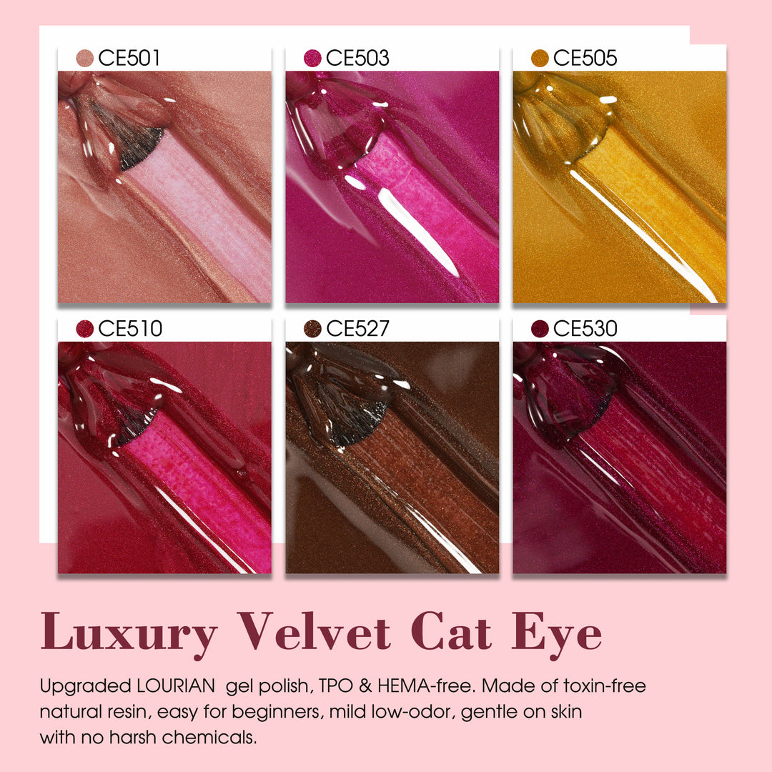 6 * 18ml | Deep AW Cat Eye Gel Set