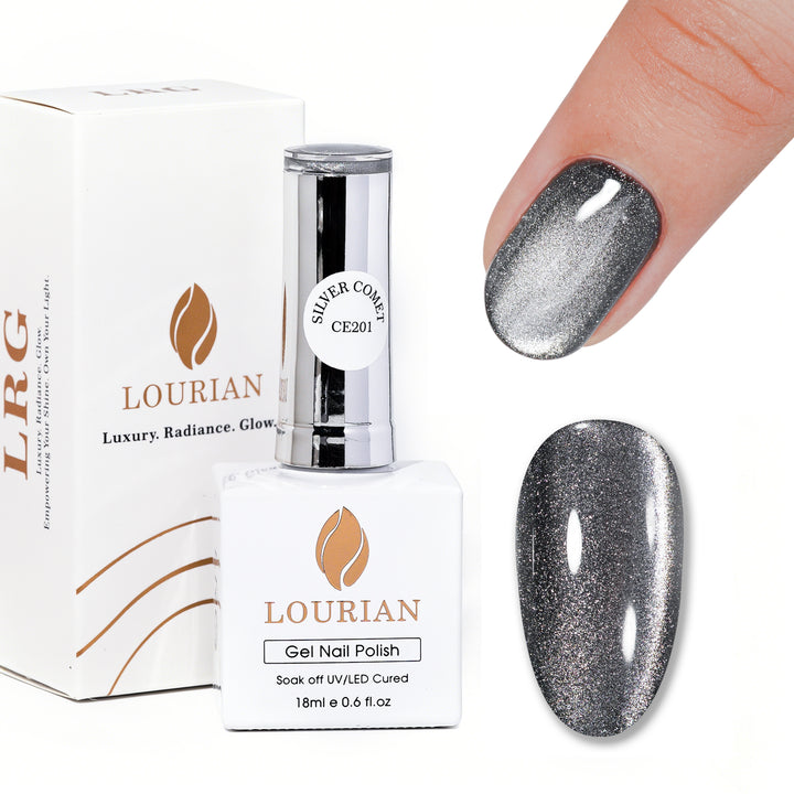 Silver Comet | Prism Flash Cat Eye Gel