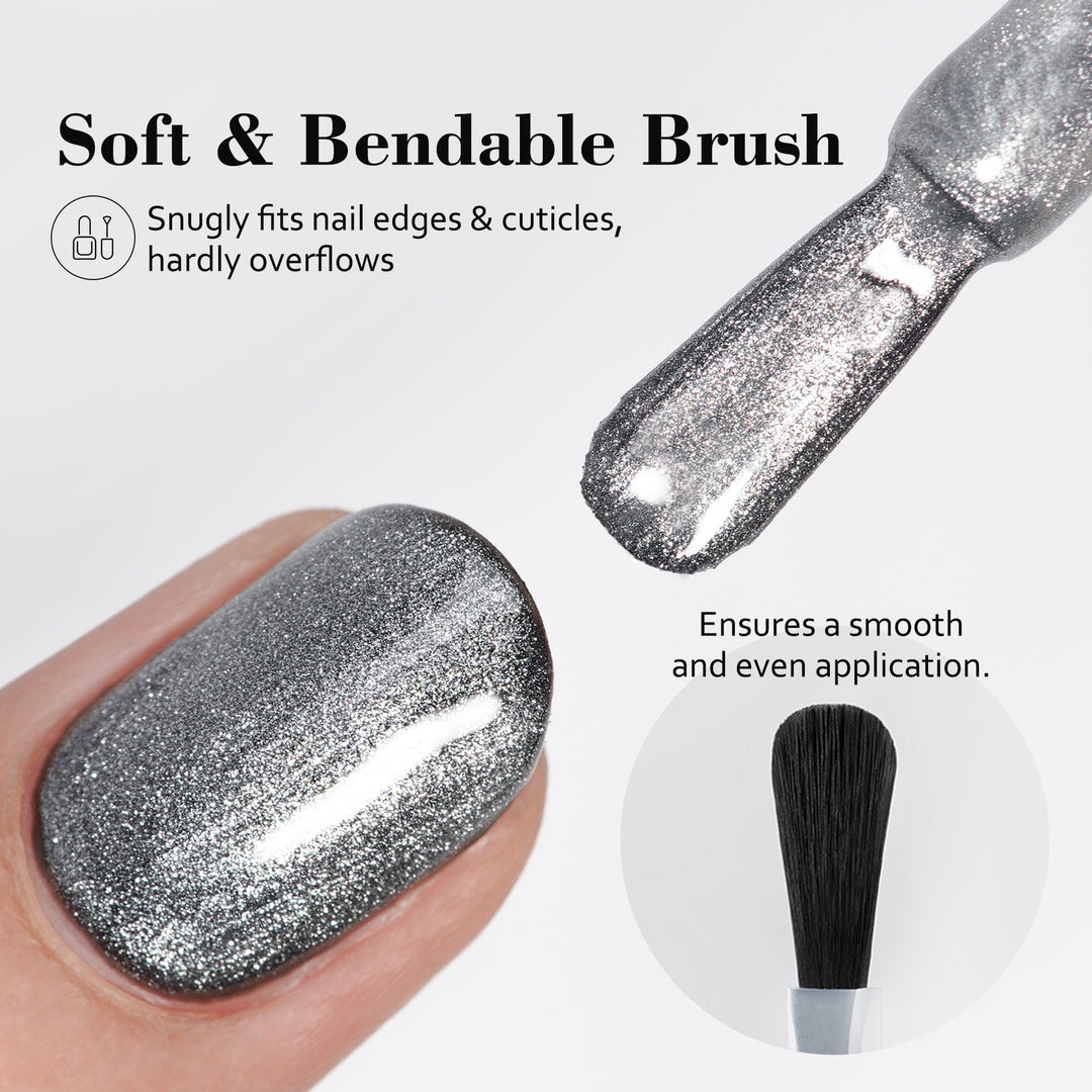 Silver Comet | Prism Flash Cat Eye Gel