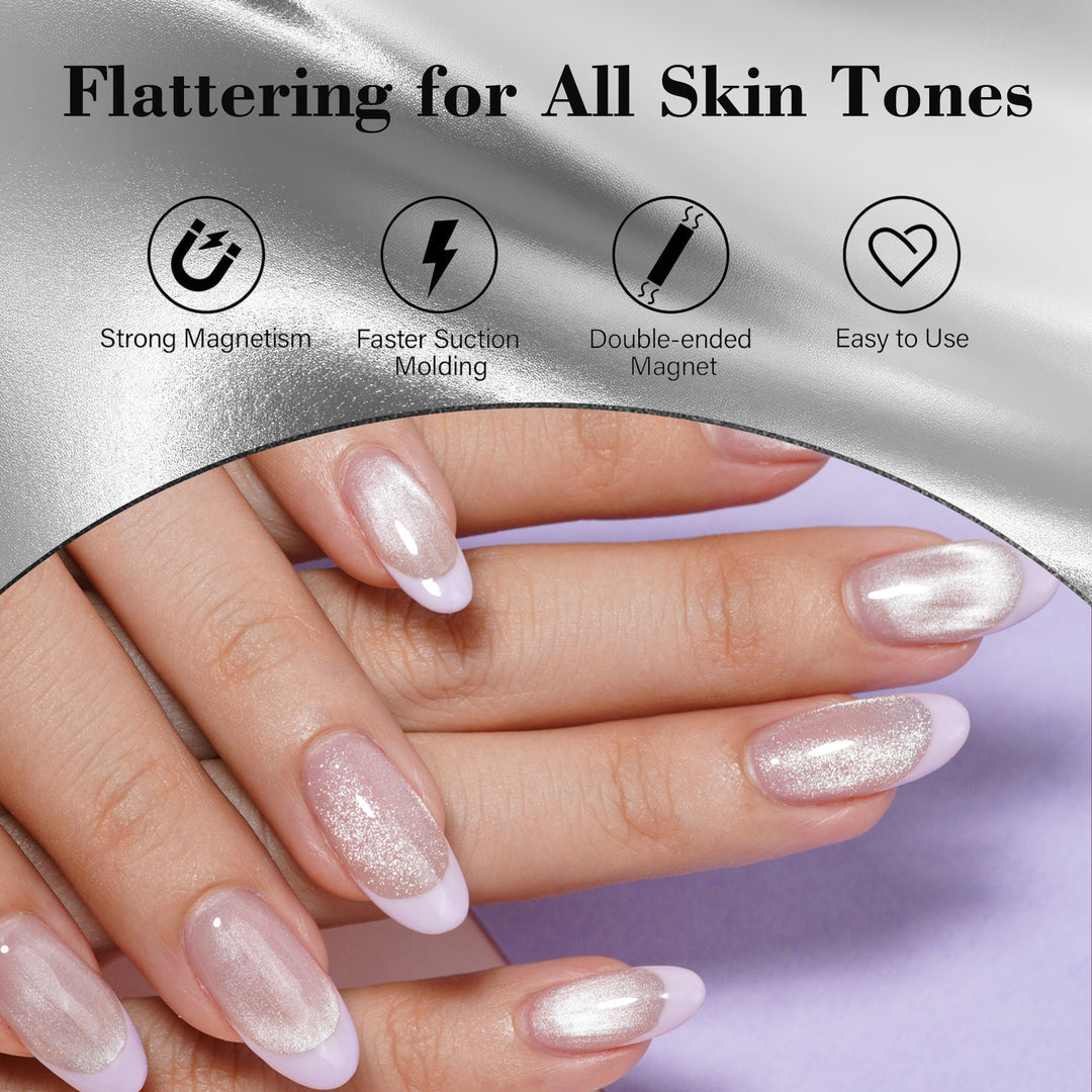 Silver Comet | Prism Flash Cat Eye Gel