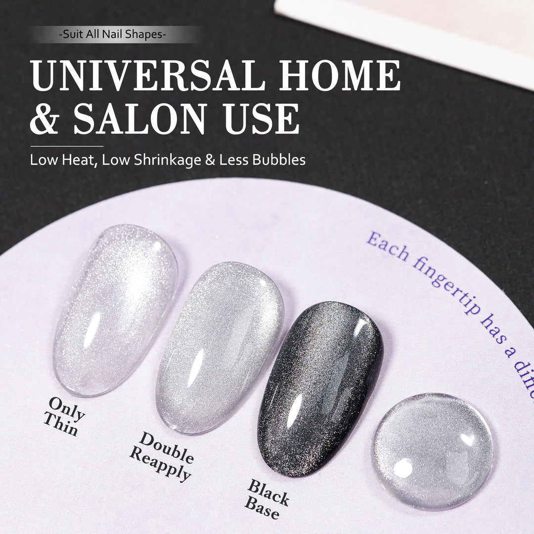 Silver Comet | Prism Flash Cat Eye Gel