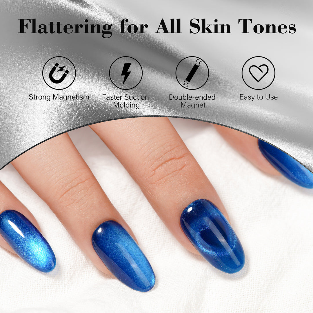 Electric Sapphire | Deep Glow Cat Eye Gel