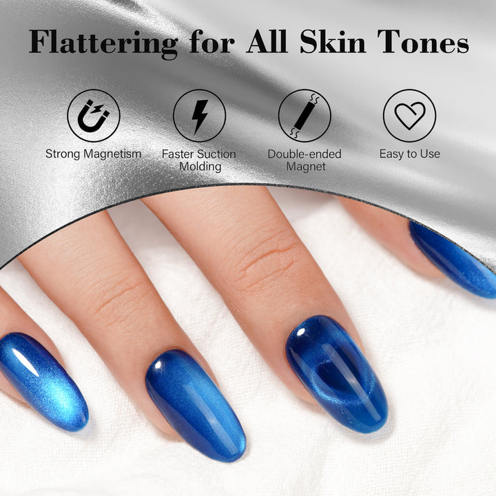Electric Sapphire | Deep Glow Cat Eye Gel