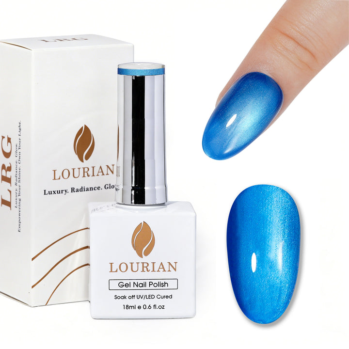Bleu Glacé | Gel Yeux de Chat Éclat Intense
