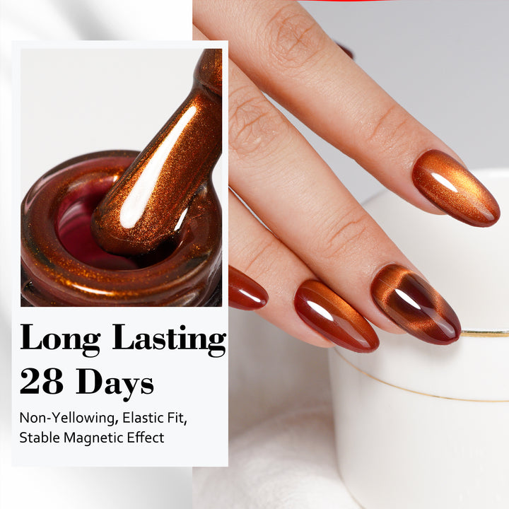 Amber Copper | Deep Glow Cat Eye Gel