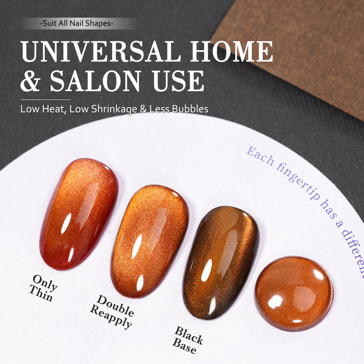 Amber Copper | Deep Glow Cat Eye Gel