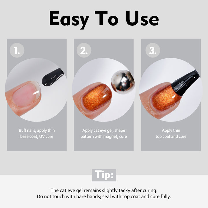 Amber Copper | Deep Glow Cat Eye Gel