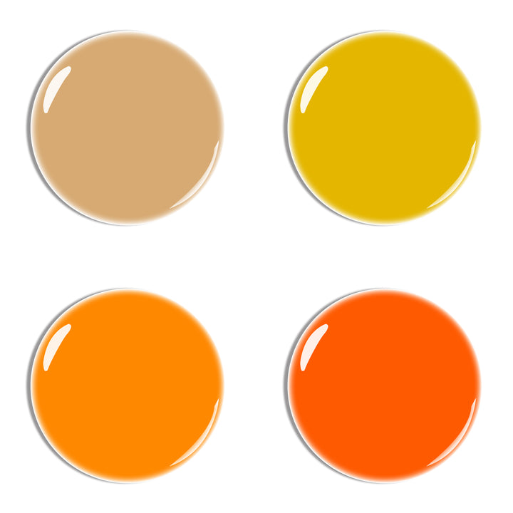 4 x 18 ml | 2 jaunes + 2 oranges