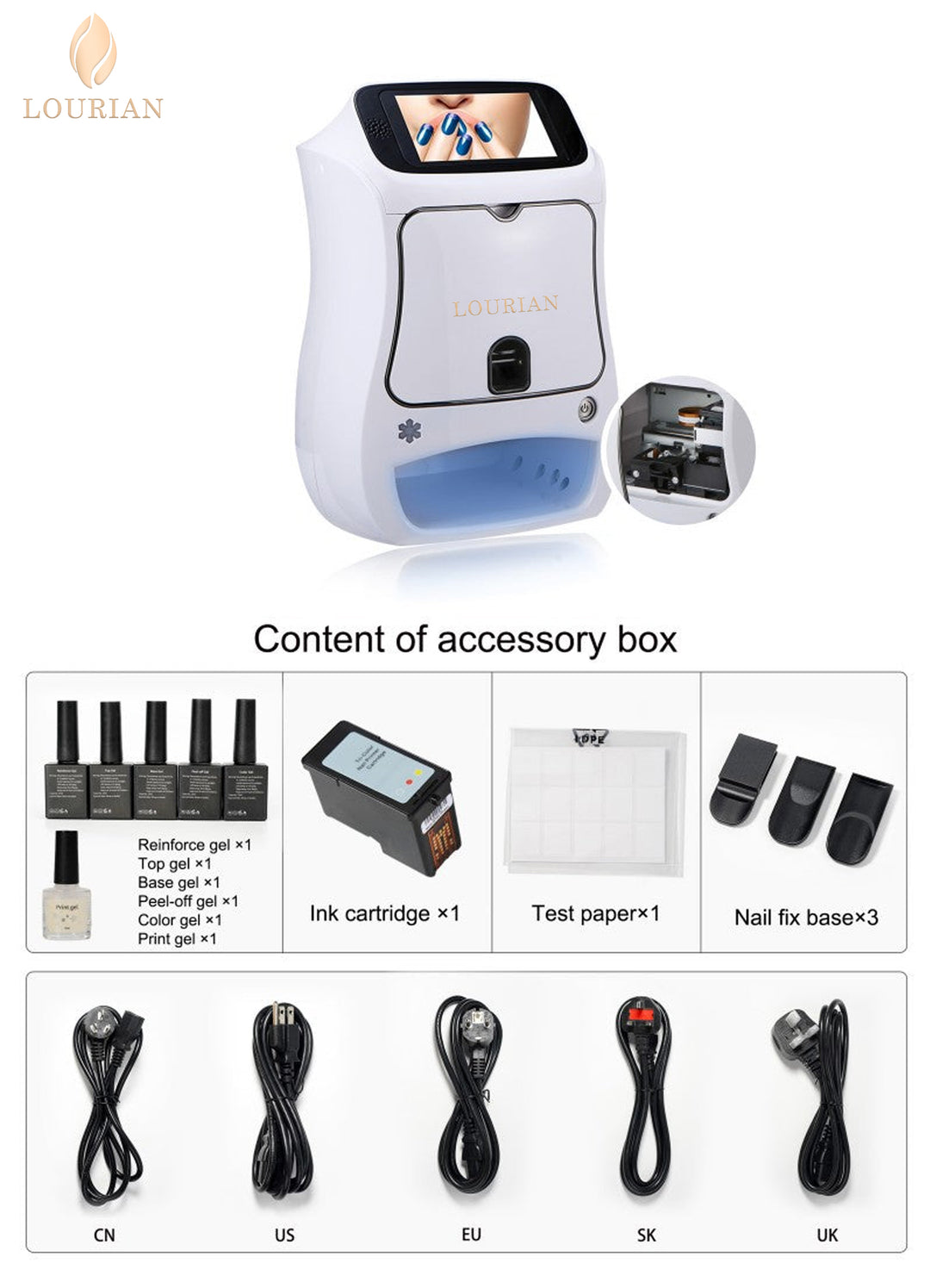 LOURIAN  | Nail Printer Machine
