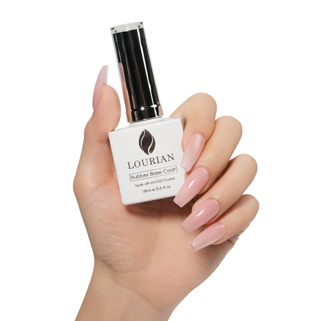 Blush Rose | Glitter Rubber Base Coat