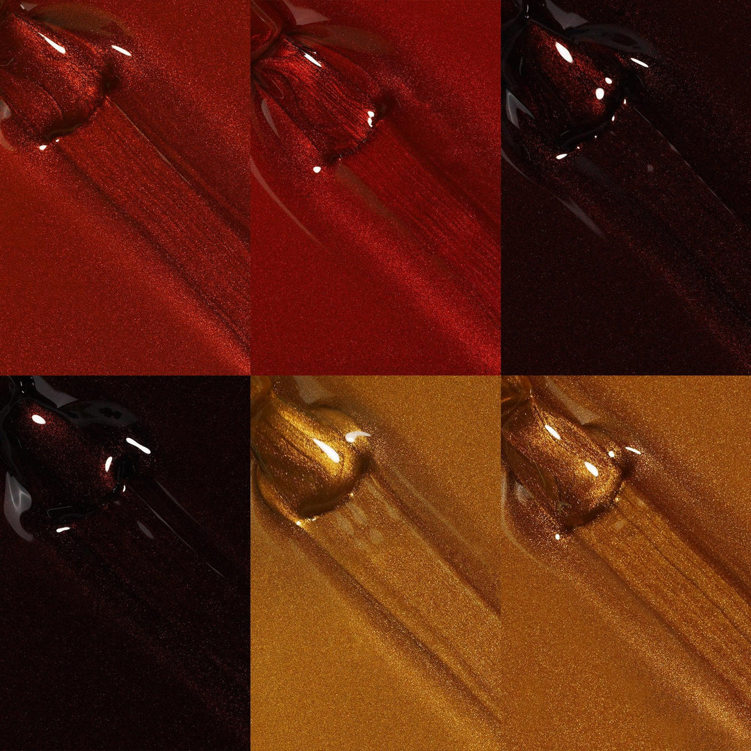 Gel Polish Starter Kit | 6 Super Metallic Gel + Base & Top Coat - Lourian® Official Store