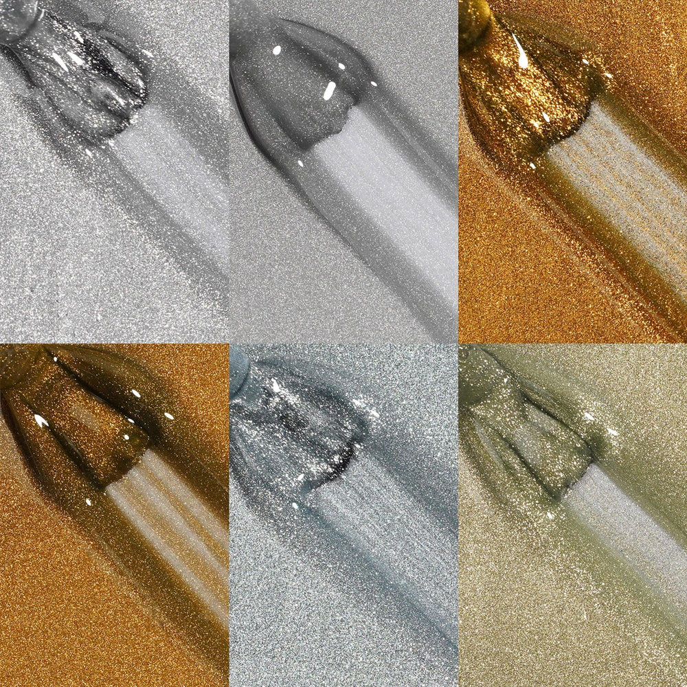 Gel Polish Starter Kit | 6 Prism Flash Cat Eye Colors + Base & Top Coat - Lourian® Official Store