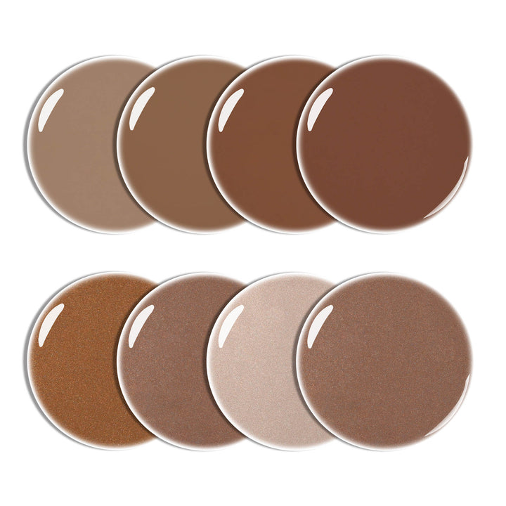 8*18ml | 8 Mocha Gel Polish Colors Set