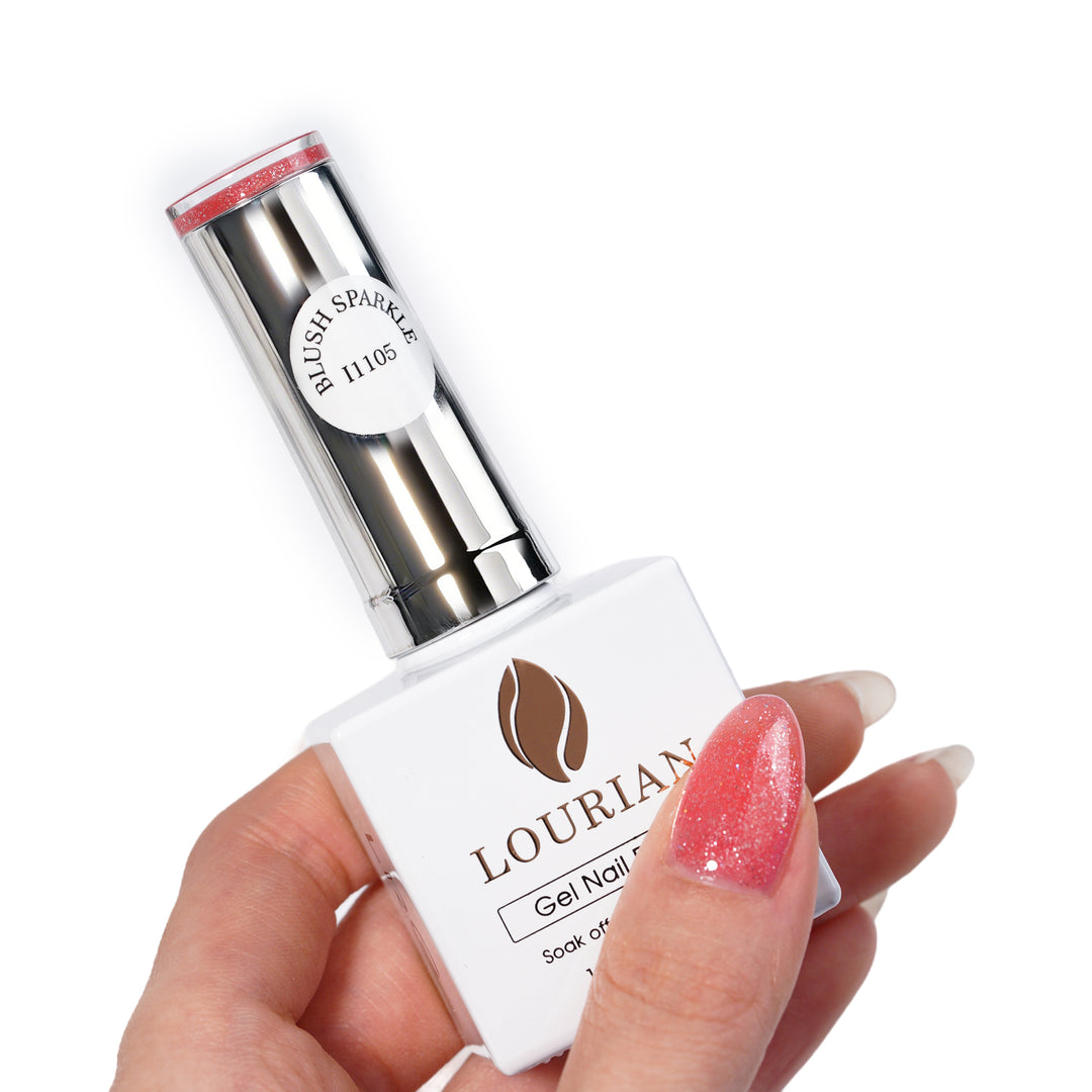 Blush Sparkle | Nude Glitter Gel
