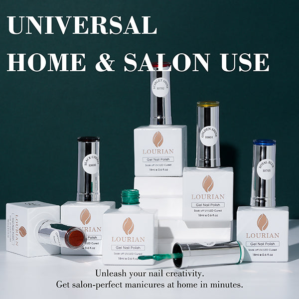 6 * 18ml | Classic Metallic Colors Gel Nail
