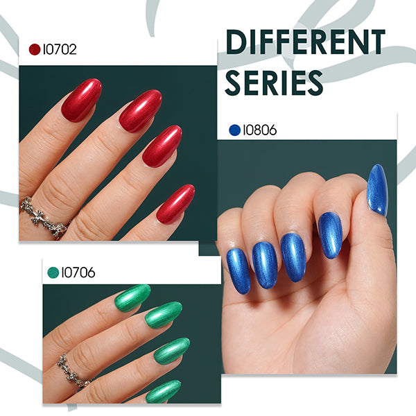 6 * 18ml | Classic Metallic Colors Gel Nail
