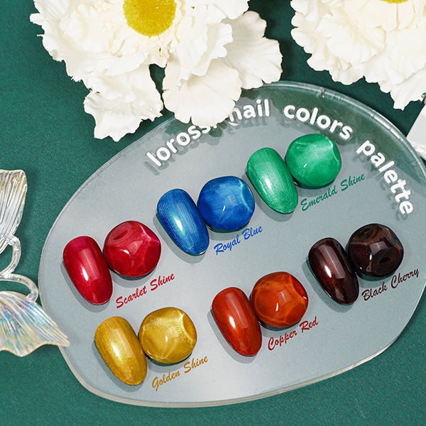 6 * 18ml | Classic Metallic Colors Gel Nail