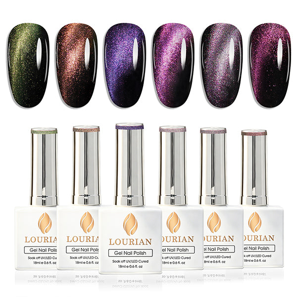 8 * 18ml | Kit de Gels Œil de Chat Cosmique 5D