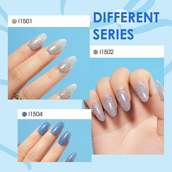 6 * 18ml | 6 Disco Twinkle Gel Polish Colors Set