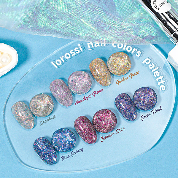 6 * 18ml | 6 Disco Twinkle Gel Polish Colors Set