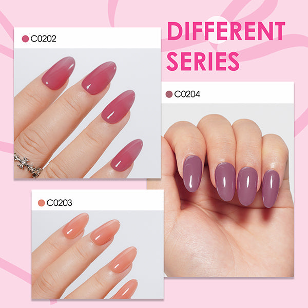 6 * 18ml | French Style Natural Colors Gel Set