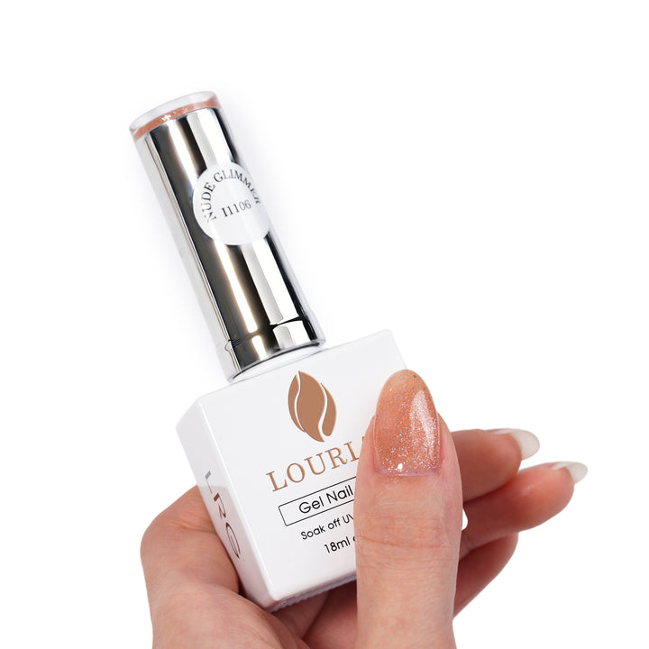 Nude Glimmer | Nude Glitter Gel