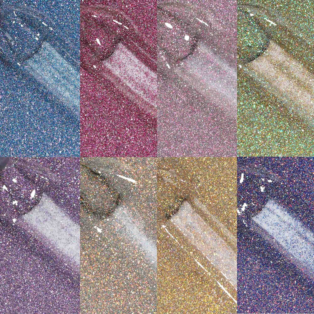 8*18ml | 8 Disco Twinkle Gel Polish Colors Set