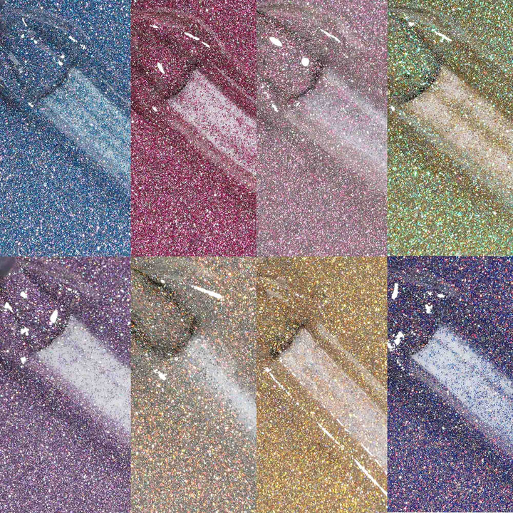 8*18ml | 8 Disco Twinkle Gel Polish Colors Set