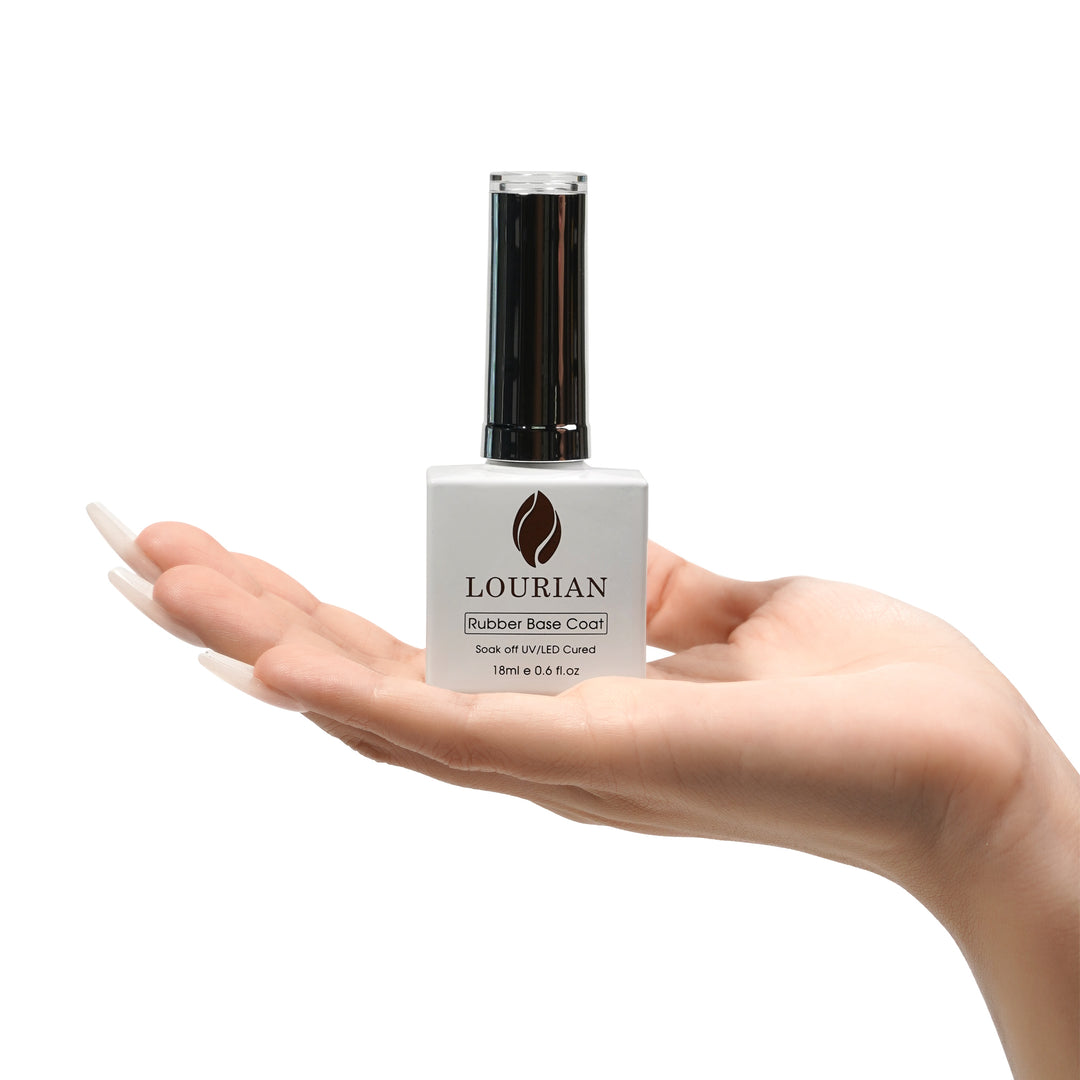 Coral Breeze | Glitter Rubber Base Coat