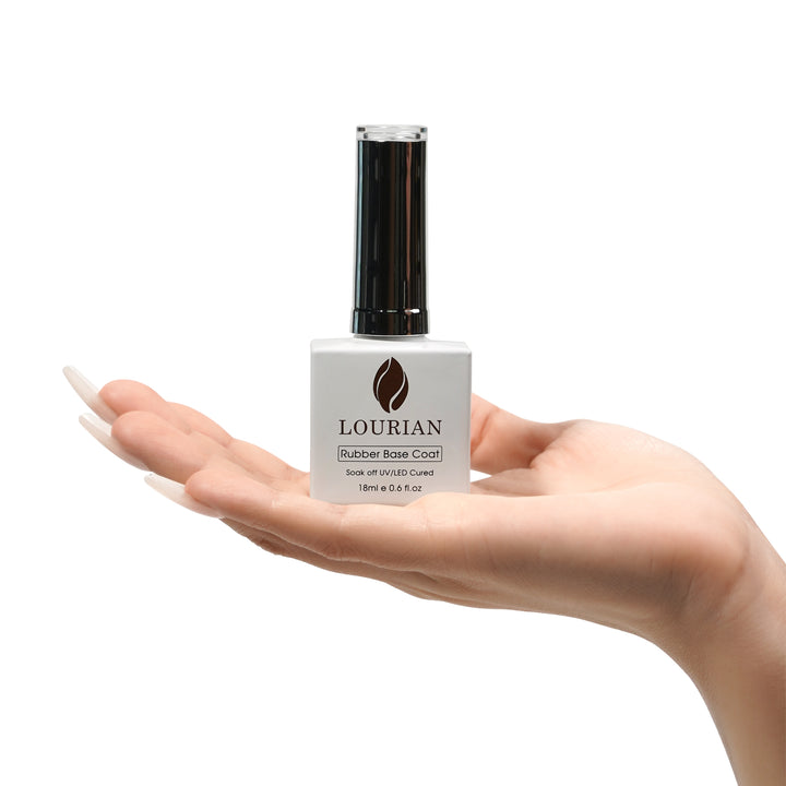 Coral Breeze | Glitter Rubber Base Coat