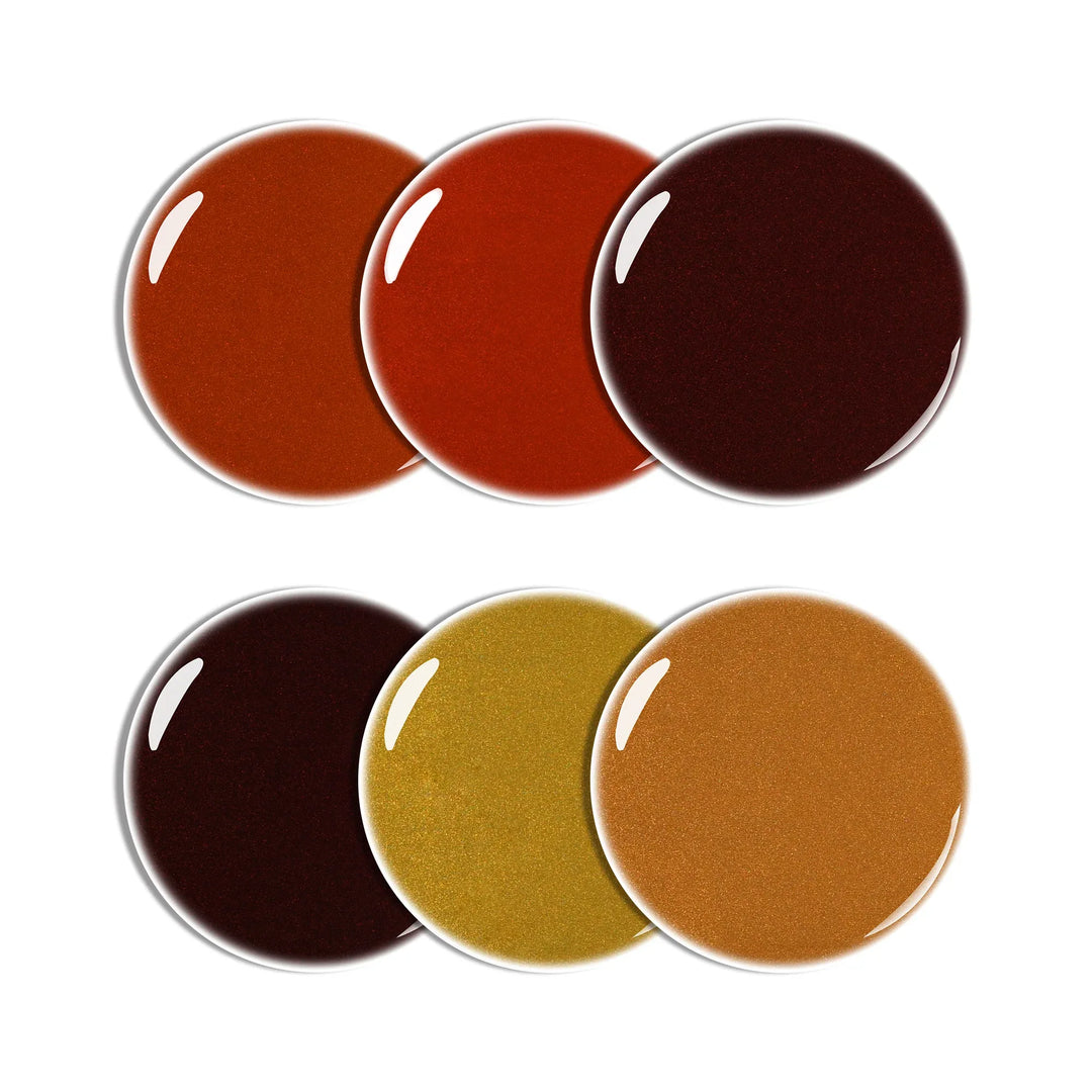 Gel Polish Starter Kit | 6 Super Metallic Gel + Base & Top Coat - Lourian® Official Store