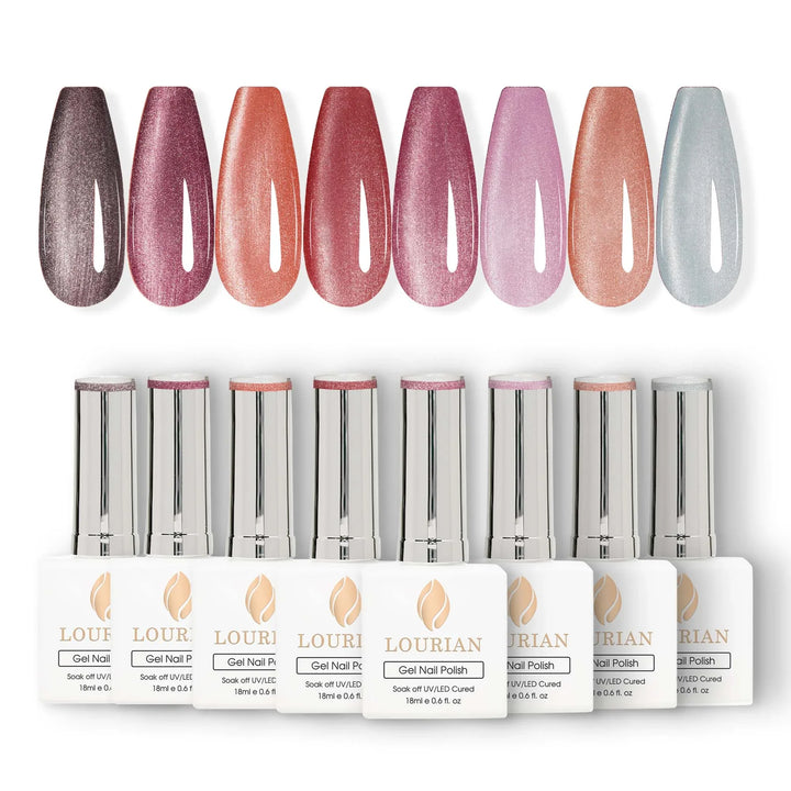 8*18ml | Mystic Crystal Cat Eye Gel Set