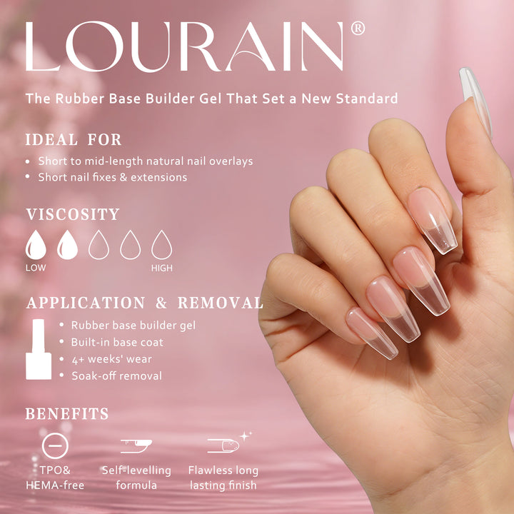 Crystal Clear | Rubber Base Gel