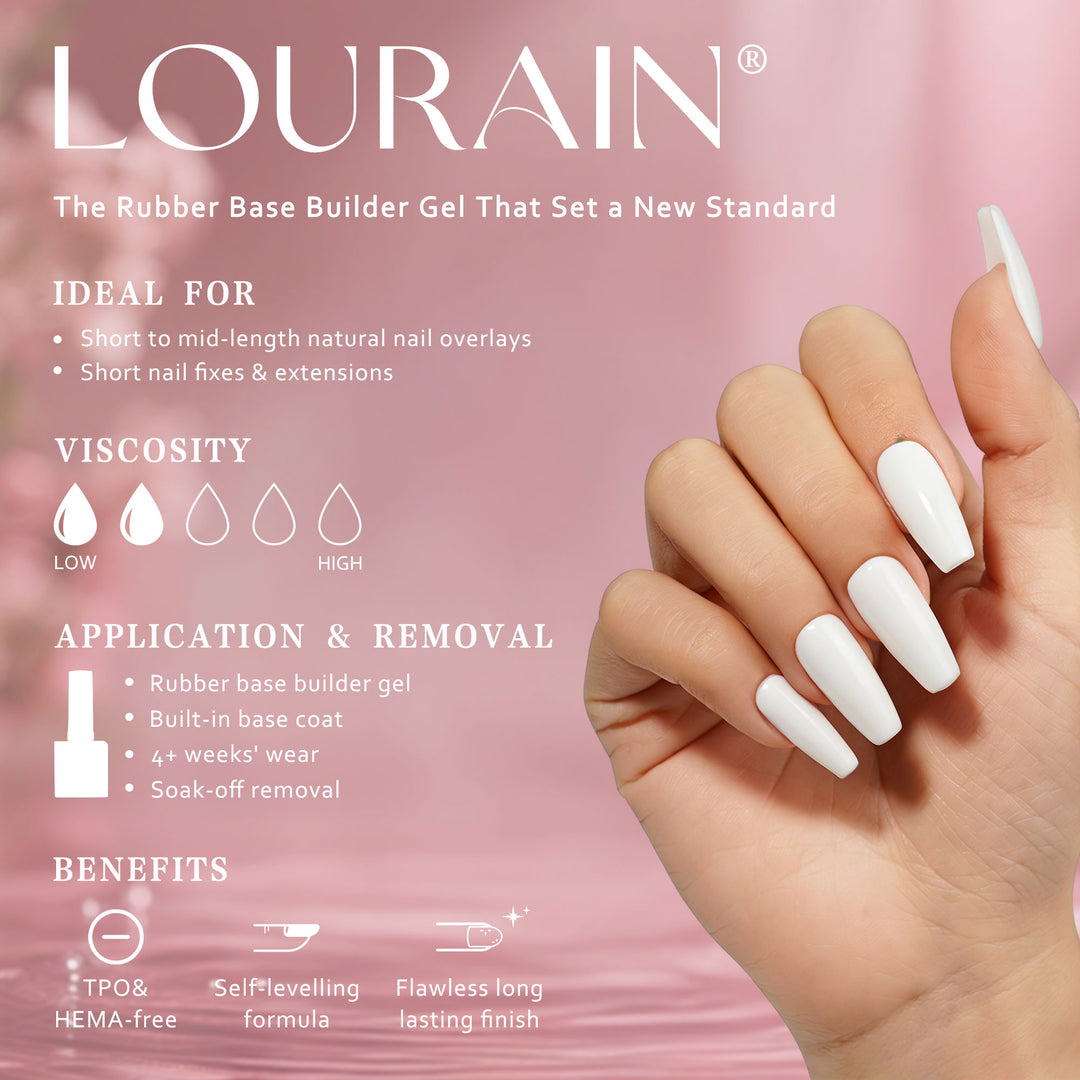 Super White | Rubber Base Gel