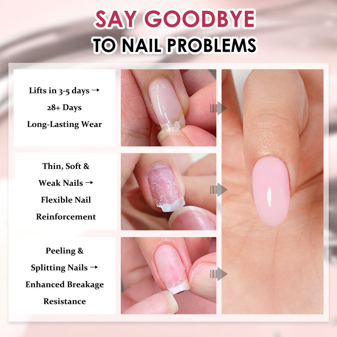 Sheer Blush Pink | Rubber Base Gel