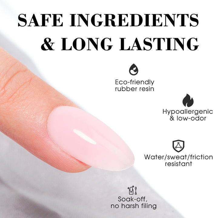 Sheer Blush Pink | Rubber Base Gel