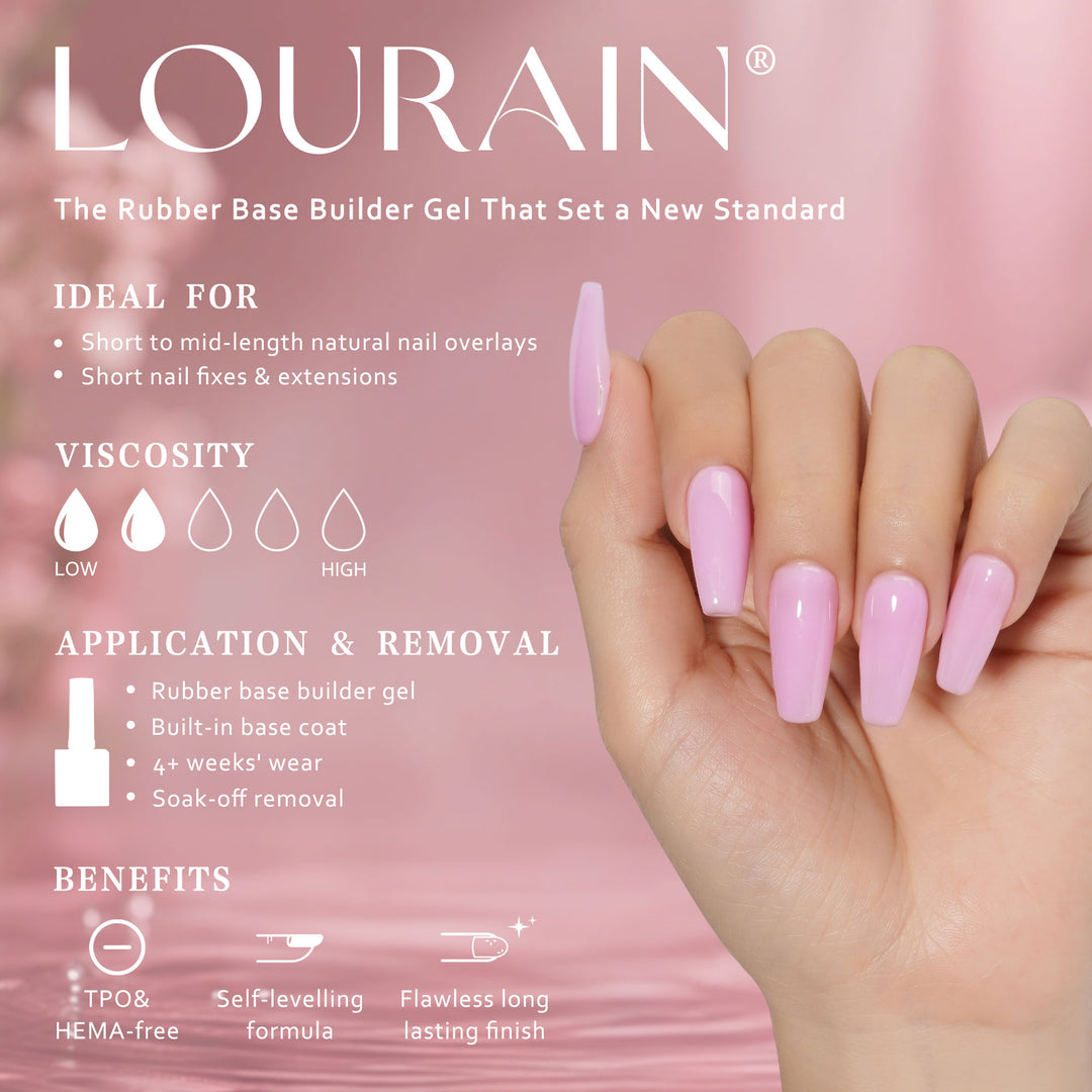 Lilac Pink | Rubber Base Gel