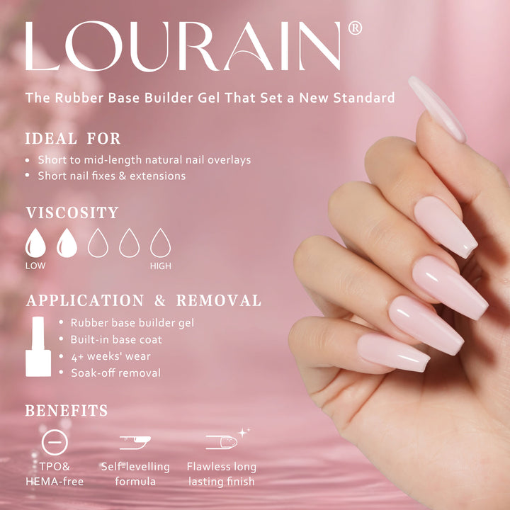 Pale Rose | Rubber Base Gel