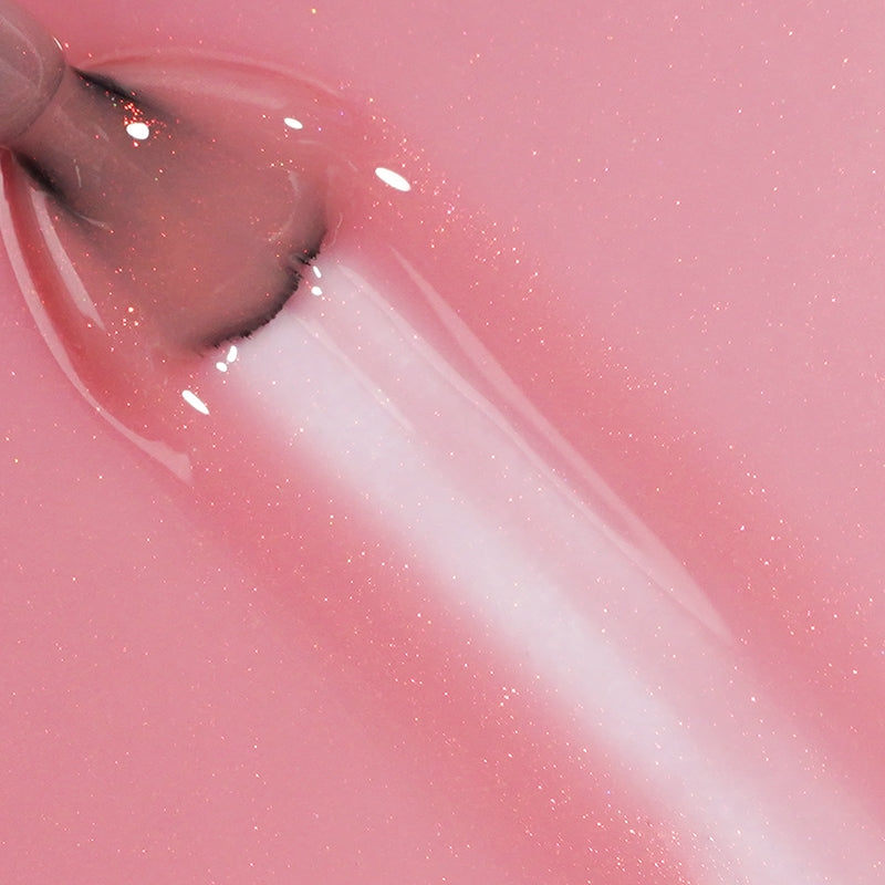 Blush Rose | Glitter Rubber Base Coat