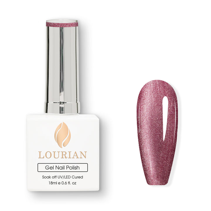 Burgundy Velvet | Mystic Crystal Cat Eye Gel
