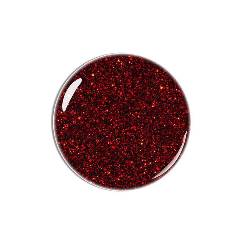Burgundy Blaze | Red Gliiter Gel